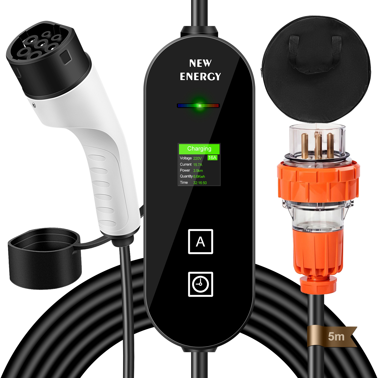 EU/UK-Stecker CEE 32A/16A Trag – Portable Ev Charger 32A Type 2 Cee Plug Bewertung und Preis
