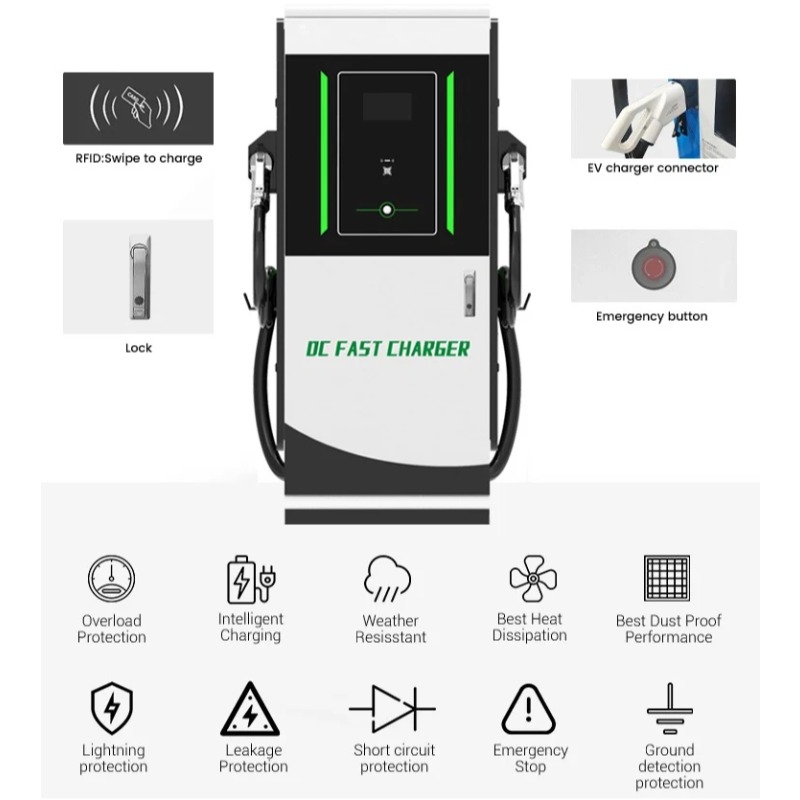 EV-Ladestation DC 30kW Wallbox – Dc Fast Charger 30Kw Wallbox Commercial Bewertung und Preis