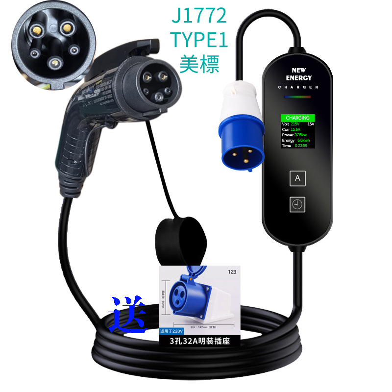 EU/UK-Stecker CEE 32A/16A Trag – Portable Ev Charger 32A Type 2 Cee Plug Bewertung und Preis